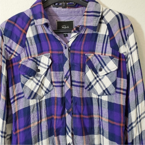 Rails button down plaid flannel longsleeve shirt - Picture 4 of 4